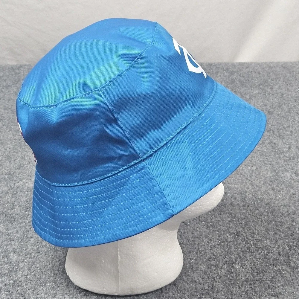 Minnesota Twins Bucket Hat Mens OSFM Blue Pink Reversible Palm Tree MLB Baseball